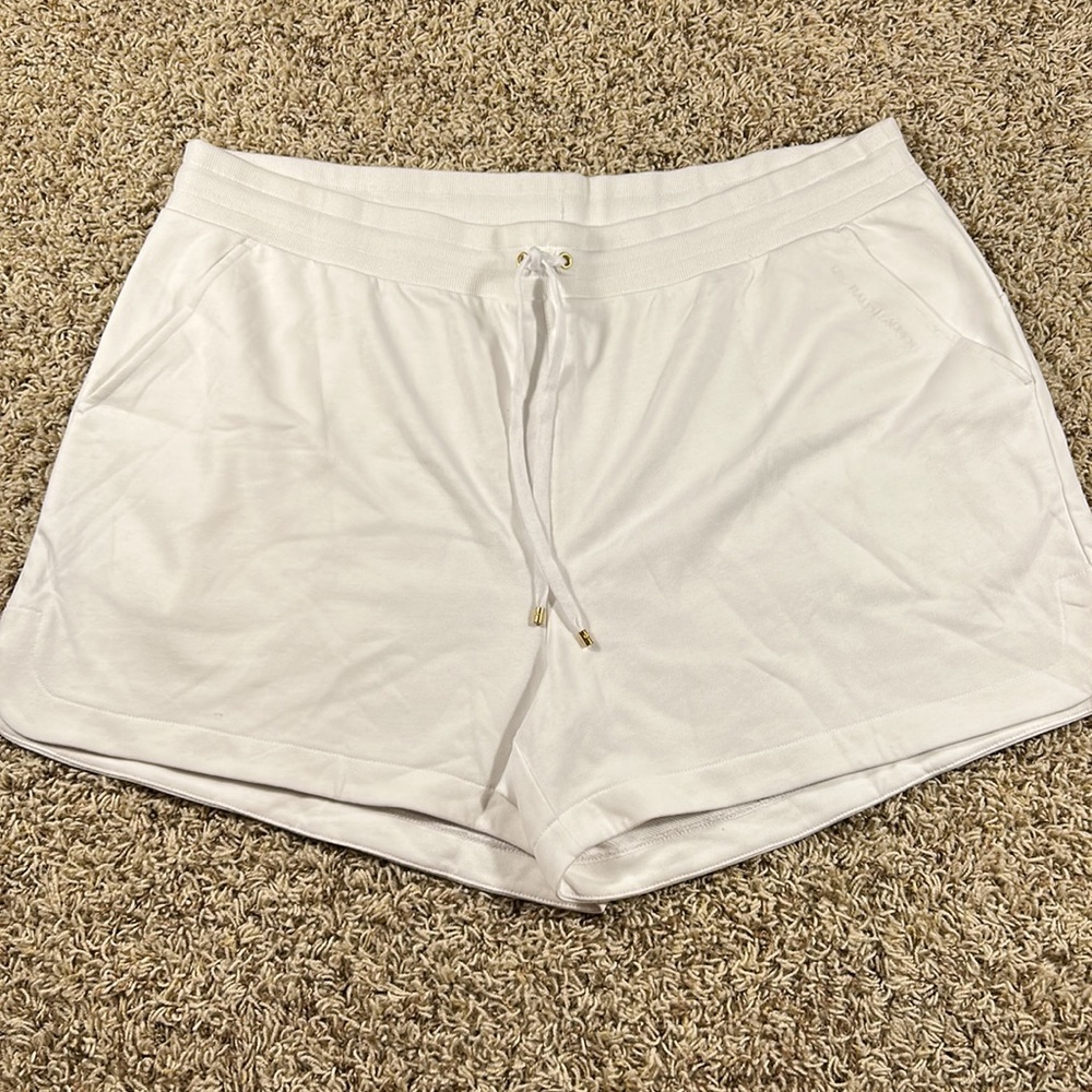 Lauren Ralph Lauren- White Lounge Shorts - Size 2X